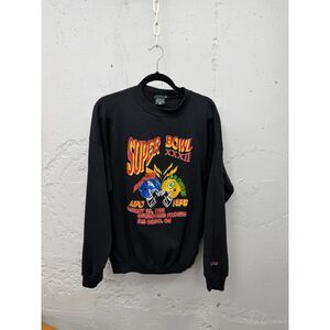 Vintage 90's AFC VS NFC Bronco's vs Packets Superbowl XXII sweatshirt